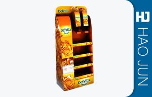 Quality Custom Cardboard Floor Display Stands For Food Promotion , 100% Recyclable wholesale