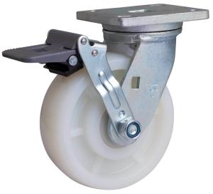 Quality Nylon Wheel Edl Heavy 6&quot; 850kg Plate Brake Tpa Caster 7826-26 for Performance wholesale