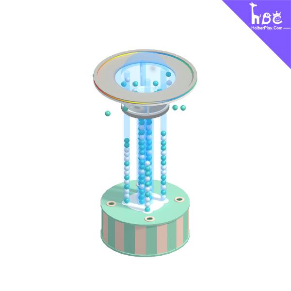 Cheap Indoor Ground Level Ocean Ball Pool Fountain Playground Equipment for sale