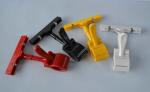 ABS POP Promotion Price Tag Holder Clip , Thumb Shape Plastic Shelving Clips