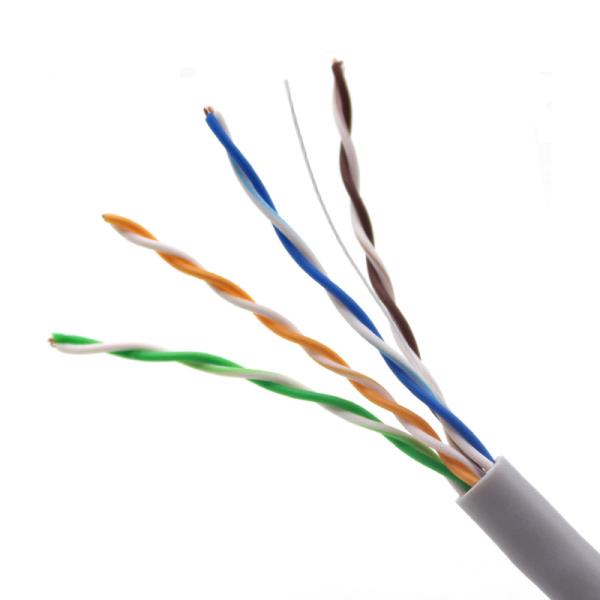 Cheap UL CE FCC ROHS 1000ft Cat5e Cable 4 Twisted Pair LAN Network Cable for sale