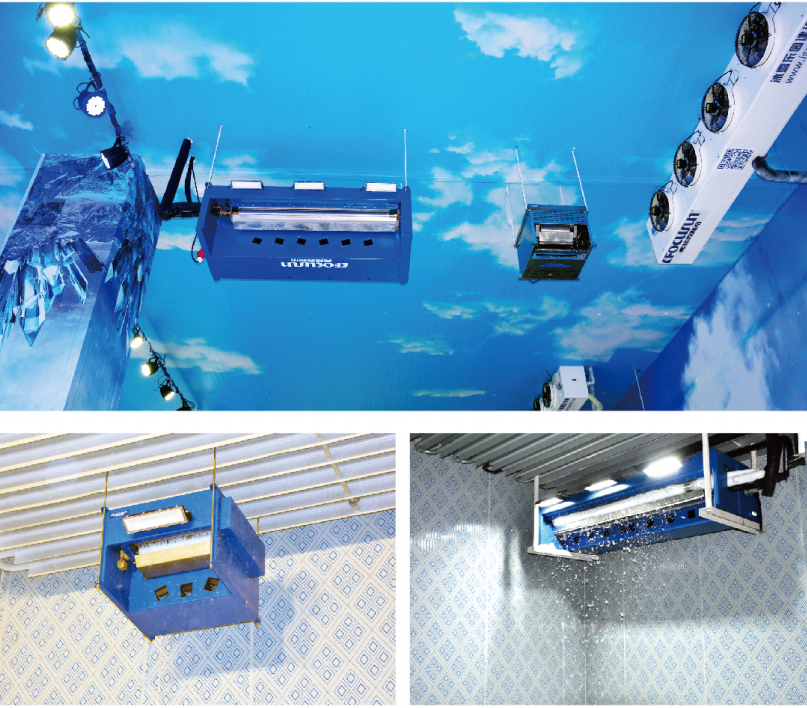 PLC controlled Vivid falling ski snow machine 200kg to 4500kg for Food Beverage Shops