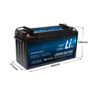 Quality 12V 200Ah Lithium Storage Lifepo4 Battery Pack With Smart BMS wholesale
