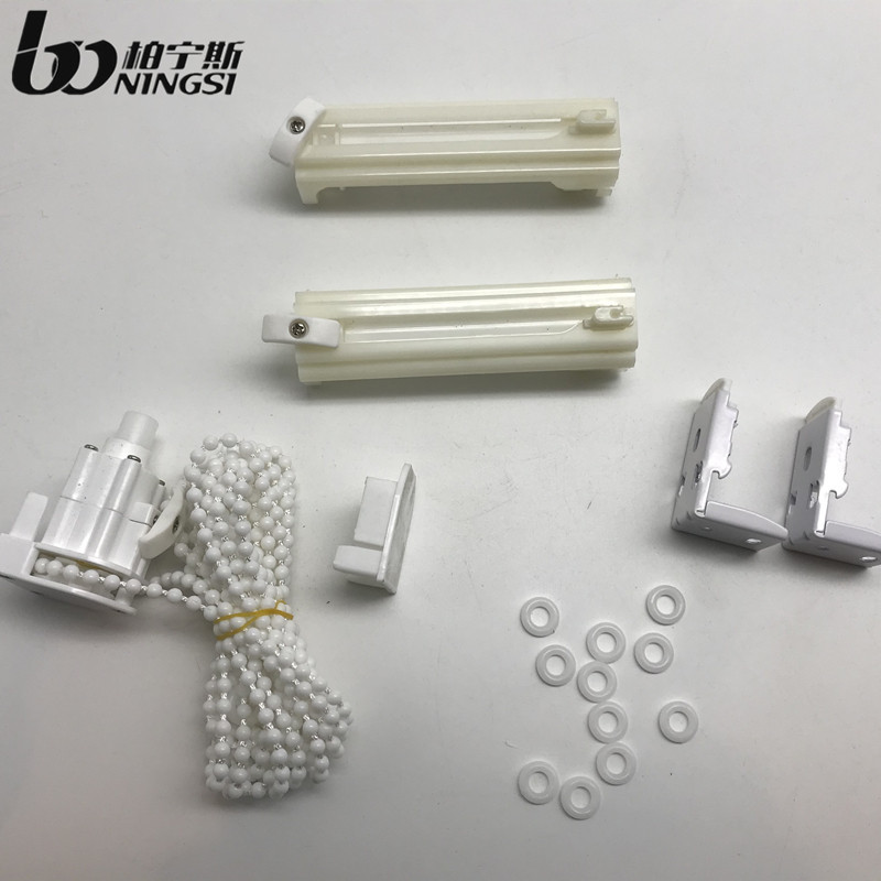 Luxury Design Custom Parts Windows Pulleys Headrail Track Accessories Mechanism Curtain Components Roman Blind
