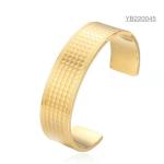 stainless steel tide brand jewelry gold diamond wide bracelet all-match bangle