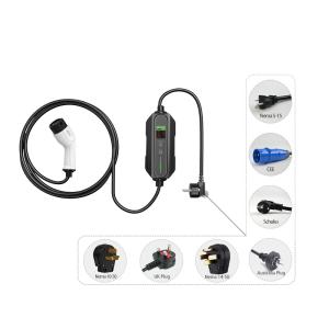Quality EU Plug French UK US Connectors 16A Portable EV Charger AC/DC For Electric Vehicle wholesale
