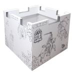 Eco Friendly Cardboard Play House Kids White Cardboard Play Castle