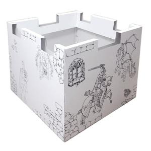 Quality Eco Friendly Cardboard Play House Kids White Cardboard Play Castle wholesale