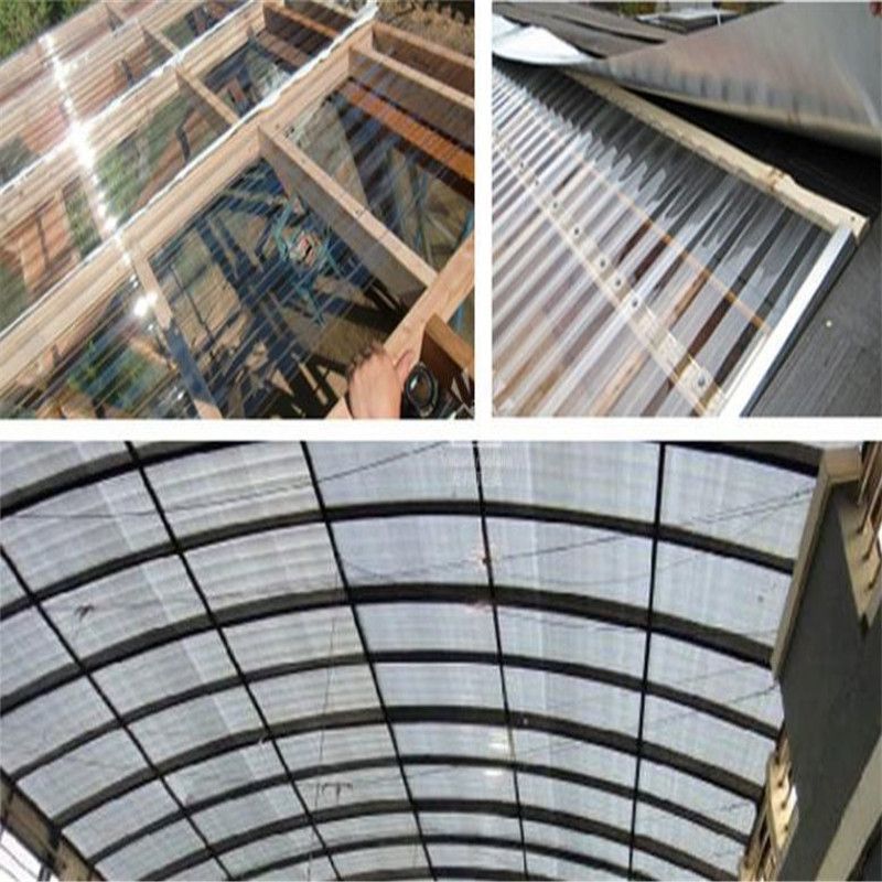 Transparent PC Panels Clear Policarbonato Sheet Customized Corrugated Polycarbonate Roofing Sheet