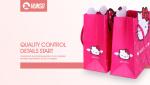 Hello Kitty Rose Red Branded Custom Paper Shopping Bags C1S 9CM