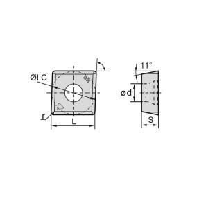 Quality ZCCCT Carbide Milling Inserts MPHT120408-DM YBC302 With Strong Wear Resistance wholesale