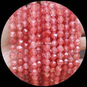 Quality Faceted Natural Gemstone Beads in Vibrant Multicolor Watermelon Quartz Aquamarine Loose Strands Beads for DIY Jewelry wholesale