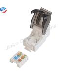 Toolless RJ45 Keystone Jack 90 Degree
