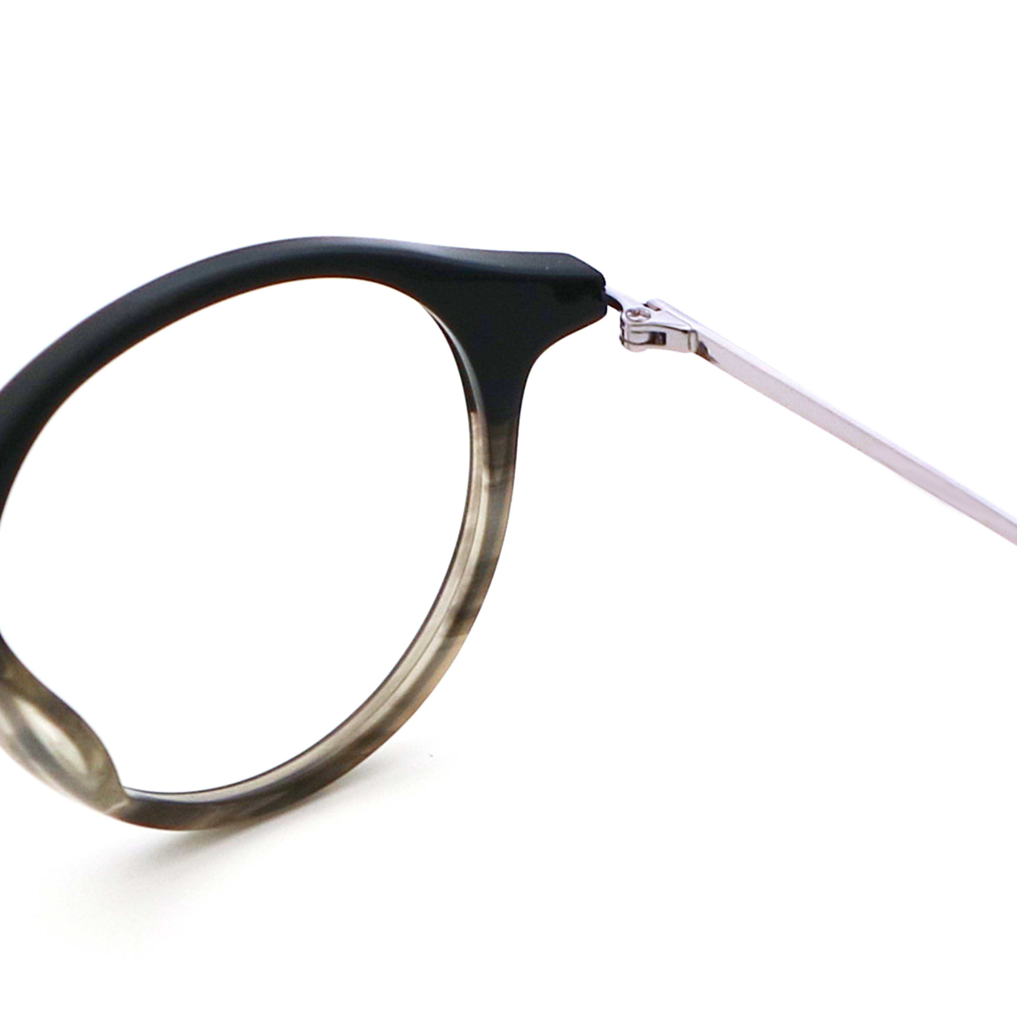 Acetate Glasses Frame Vintage Handmade Polygon Eyeglasses MR 6038