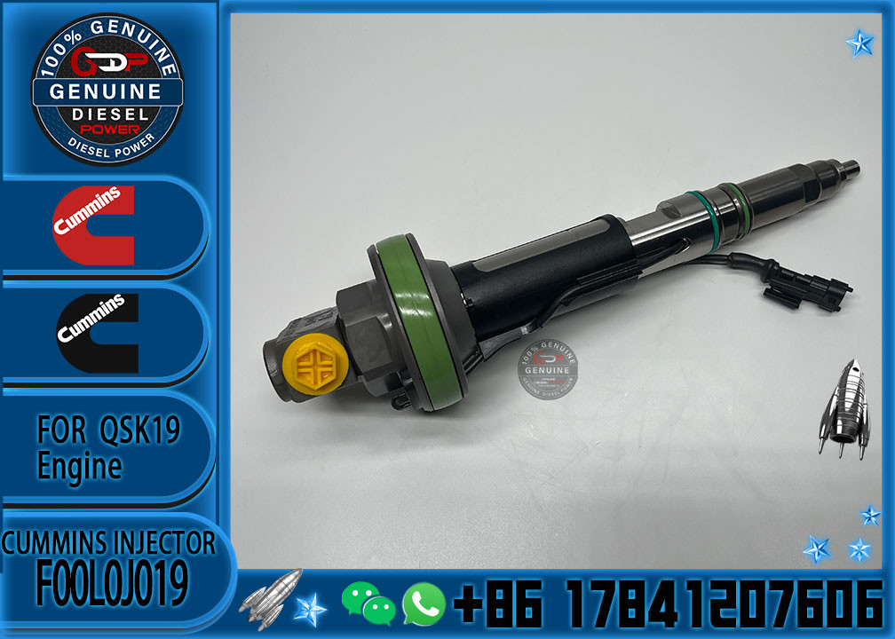Common rail injector fuel injecto F00BJ00005 4955524 F00L0J019 for QSK19 Excavator QSK19 QSK38 QSK50 QSK60