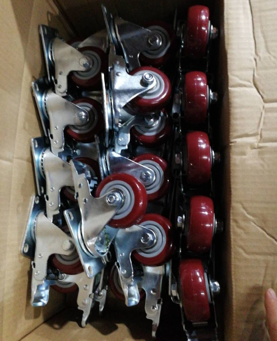 Whole Industrial Trolley 4 Inch Universal PU Swivel Casters