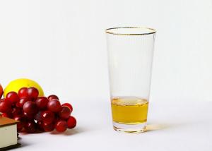 Quality CE Lead Free Gold Rim Crystal Drinking Glasses wholesale