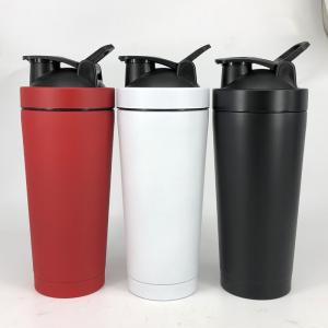 Quality Shaker Bottle With Wire Whisk, Protein Shaker Bottle For Protein Mixes, Stainless Steel Shaker Bottle, Metal Shaker Bottle,Large Shaker Bottle 25oz wholesale