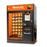 Automatic Hot Food Vending Machines , 1840mm Wide 4G Fresh Meal Vending Machine