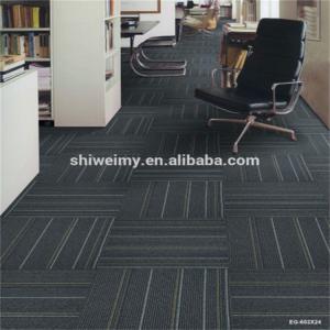 Quality Wholesales striped commercial office carpet tiles wholesale