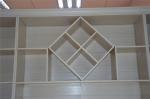Sustainable Aluminium Fabrication Bookshelf Living Room Book Storage Cabinet