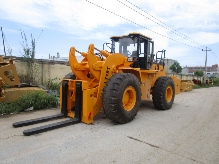Large 16 Ton Front Loader Forklift Wheel Loader For Handling Marble 162KW