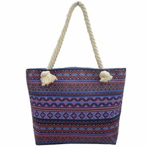 Quality Bohemian Wind Custom Shoulder Bags , Cotton Handles Tote Bags wholesale