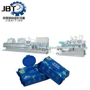 Quality Environmental Friendly Energy Saving Wet Wipes Production Line 1000 Wipes/Min wholesale