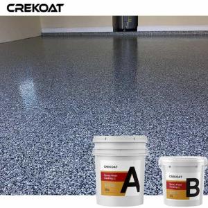 Quality 5mm Vinyl Flakes Epoxy Resin Floor Coating Provide Durability Impact Resistance wholesale