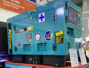 Quality Green Diesel Fuel Type Standby Generator Set with Leroy Somer Alternator 1 Year High Voltage Generator wholesale