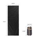 Purple Cotton Single Envelope Large Sleeping Bag Backpacking Camping Bag For