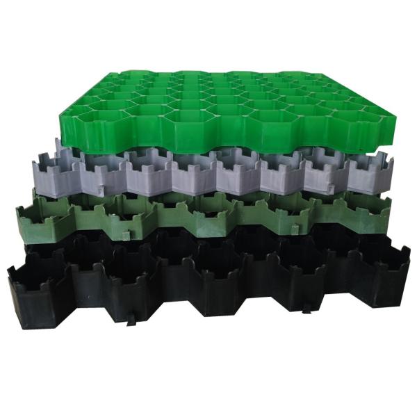 500*500*40 Non-slip Stall Flooring Grid for Plastic Grass Paving in Greening