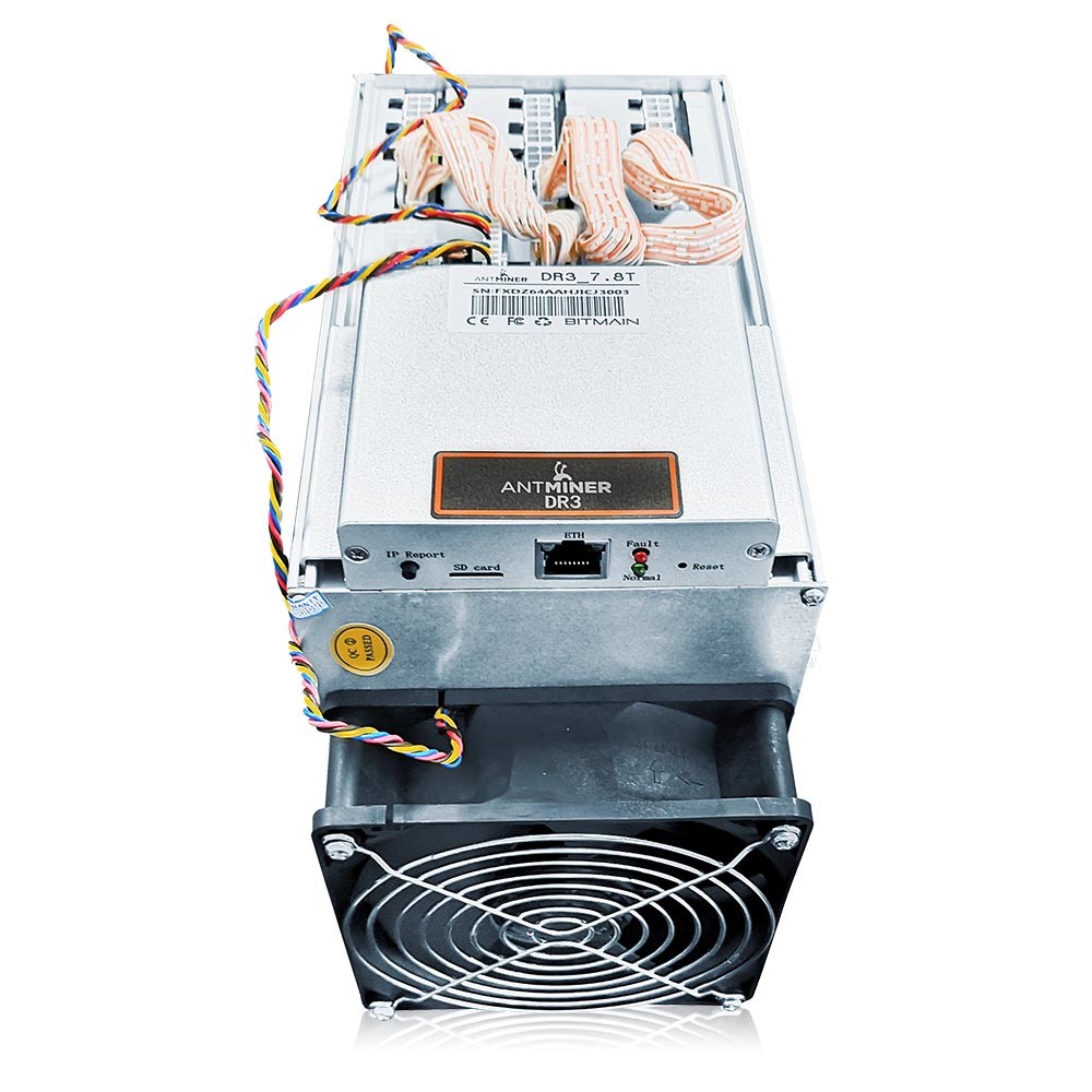 DR6 Bitmain Miner Asic Antminer DR5 34Th Blake256R14 7.8T Decred Mining Machine With PSU