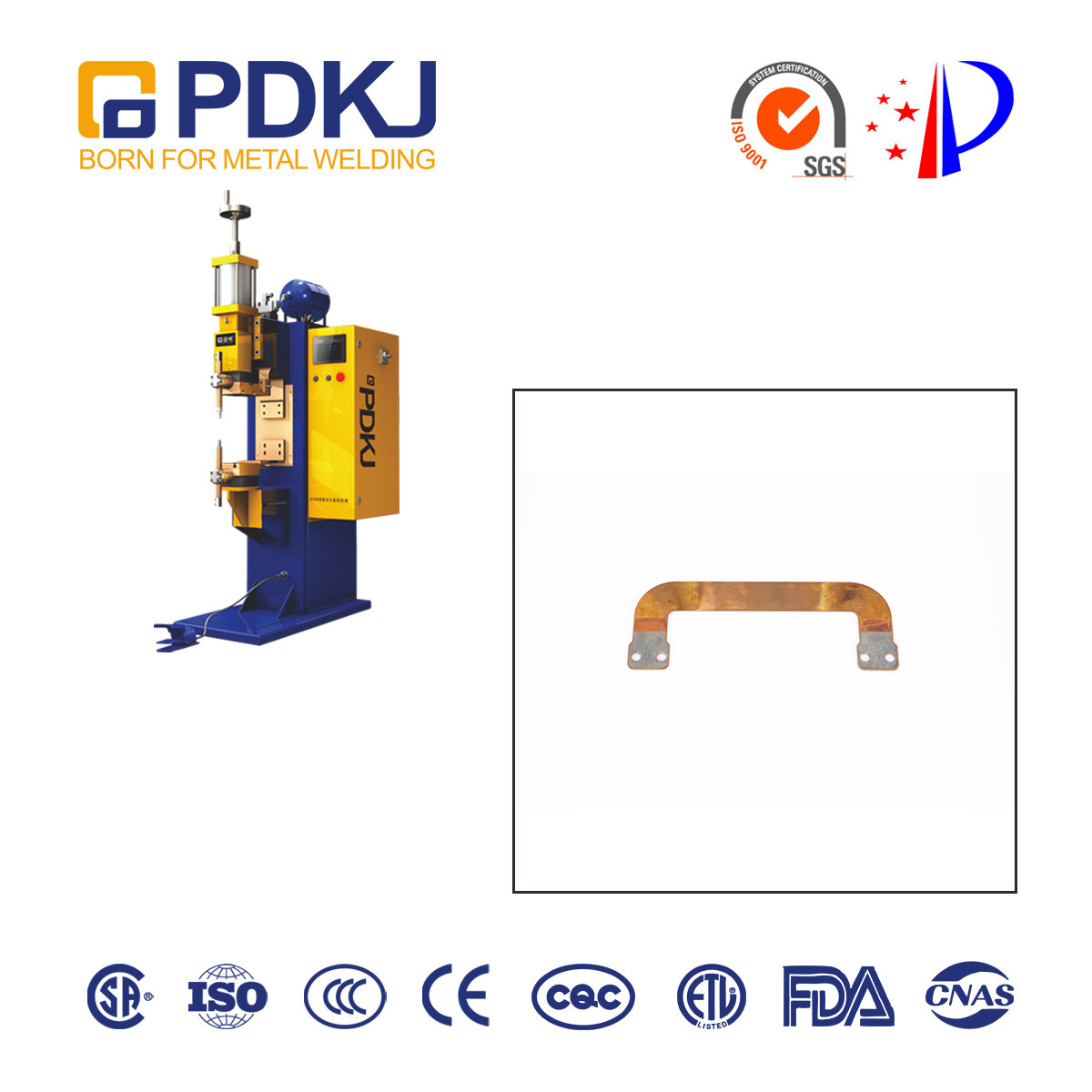 SGS Automatic Inverter Spot Welding Machine PLC RW For Building Material