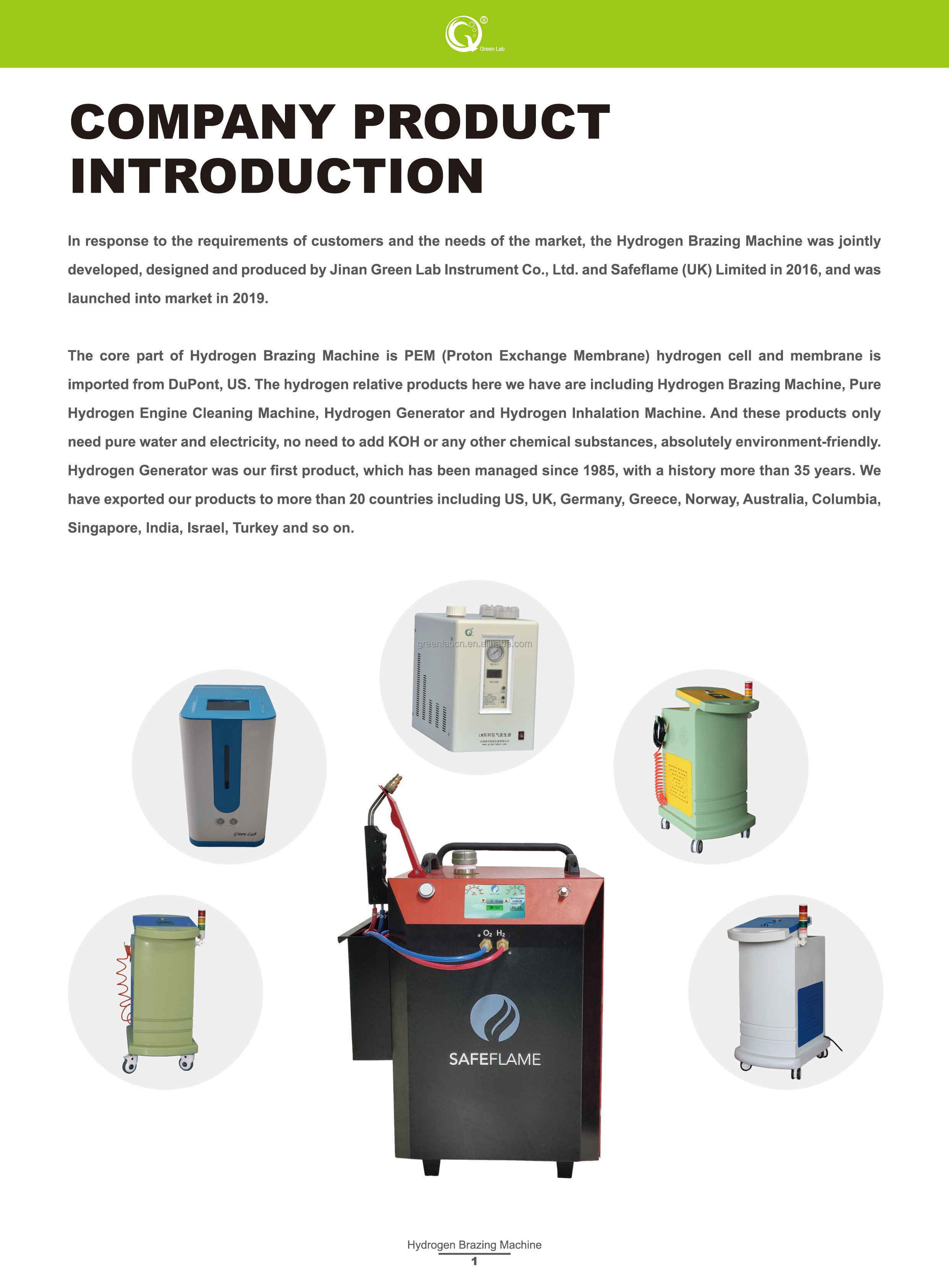 700W PEM Water Electrolysis Gas Flame Torch Oxygen Hydrogen Welding Brazing Soldering Equipment