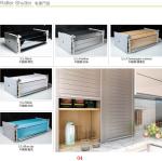 Kitchen Cabinet Roller Shutter Door Remote Control/Automatic Roll up Garage Door
