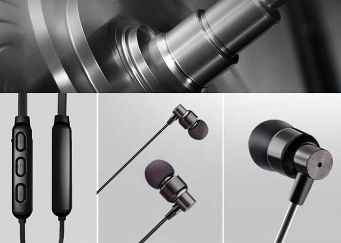 Portable Neckband Wireless Bluetooth Sport Earbuds Version 4 . 1 With 10MM Speaker