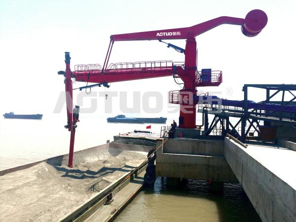 Cheap Fixed Screw Ship Unloader Energy Saving Environmental Protection AOTUO for sale