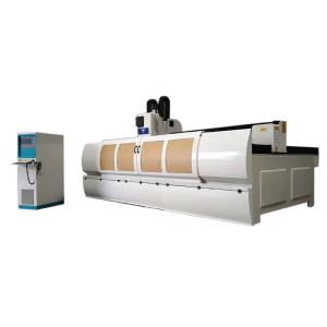 Quality Big Marble 12000r Per Min 3 Axis Granite Rock Cutting Machine 7.5kw 12 Changer wholesale
