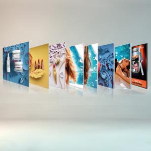 Quality Free Standing Seg Photo Fabric Picture Frames Display For Exhibition Shopping Mall wholesale