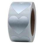Matt Synthetic PET Silver Label Stickers Self Adhesive Paper