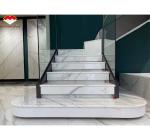 Nano White Crystal Dining Table Top Modern Big Slab Marble Look Porcelain Tile