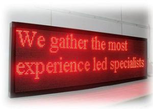 Quality Business Outdoor Programmable Led Signs Waterproof IP65 Red Green Color wholesale