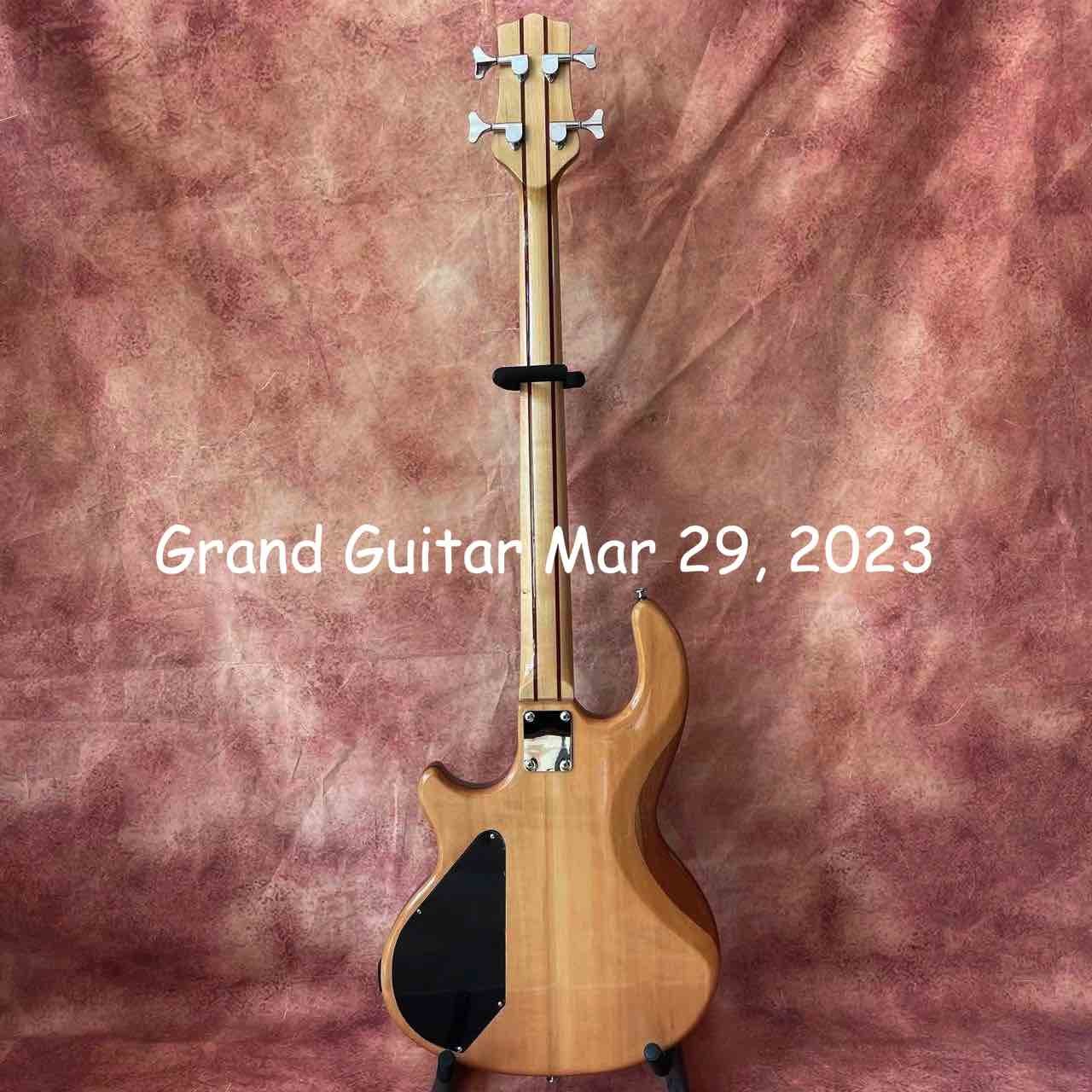 Custom WAL Style 4 strings neck through body electric guitar bass active pickup