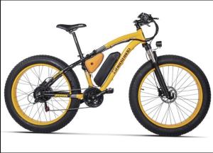 Quality Al Alloy Suspension Fat Tire Electric Bike 26 Inch Fork And Disc Brakes wholesale