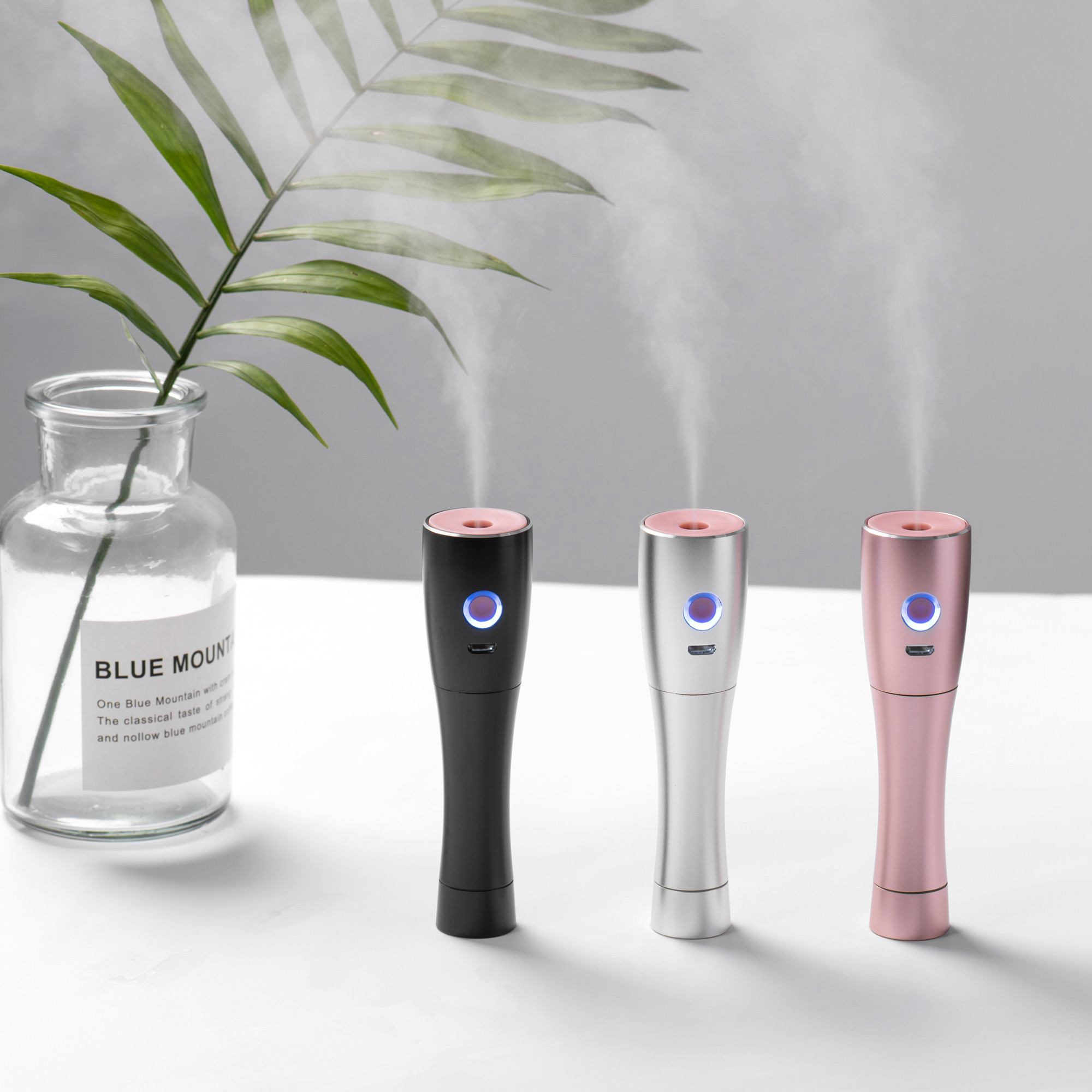 portable facial vaporizer oxygen nano mist spray humidifier