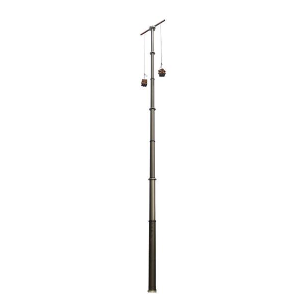 20m locking mast-200kg payloads-NR-3600-20000-200L/pneumatic telescoping mast/
