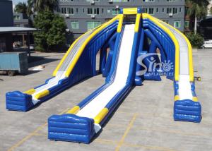 Quality 10m high adults giant inflatable triple water slide for water occasions entertainment wholesale