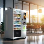 Automatic Beauty Cosmetics Vending Machines LED Lighting Custom Stickers Display