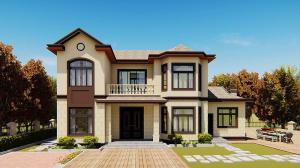Quality 2 Storey Prefabricated Villa House With Light Steel Framing wholesale
